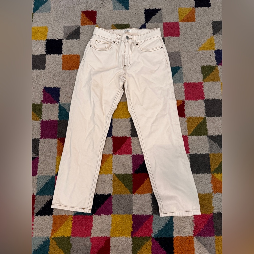 PacSun Kids Size 10 white denim jeans